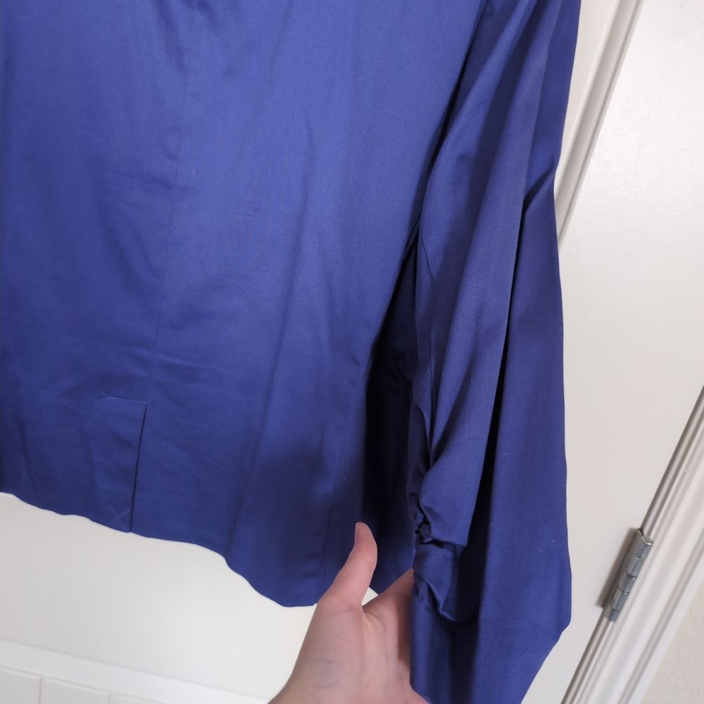Roz & Ali Women's Blue Blazer - Picture 8 of 8